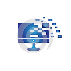 computer icon Vector Illustration design Logo