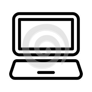 Computer vector thin line   icon
