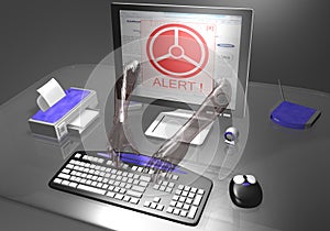 computer ID theft alert