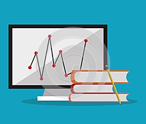 Computer infographic and Worktime design