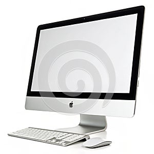 Computer isolated on transparent background