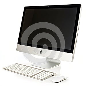 Computer isolated on transparent background