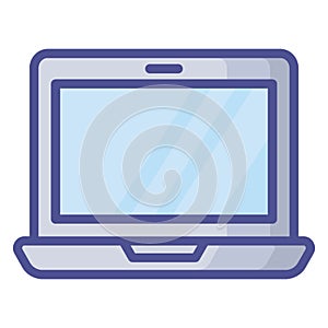 Computer Isolated Vector Icon fully editable