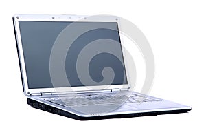 Computer isolated on white
