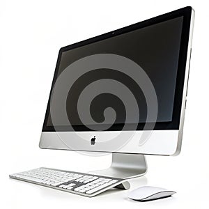 Computer isolated on white background