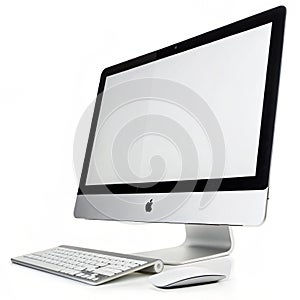 Computer isolated on white background