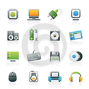 Computer Items and Accessories icons photo
