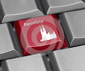 Computer Key - Barcelona