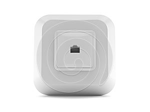 Computer key with network socket