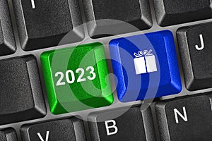 Computer keyboard with 2020 keys