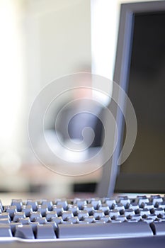 Computer Keyboard Blur