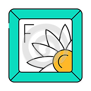 computer keyboard buttons drawing icon color illustration