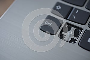 computer keyboard close up photo with broken button