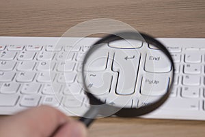 Computer keyboard Enter key