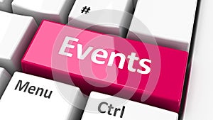 Computer keyboard events