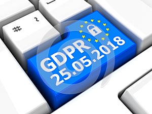 Computer keyboard GDPR 3