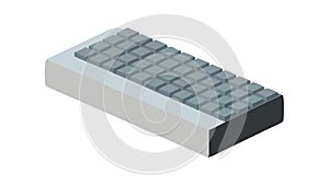 Computer Keyboard Icon, Essential Typing and Data Input, vector design Generative AI