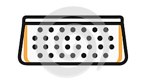 Computer Keyboard Icon: Typing, Data Entry Digital Input, vector design Generative AI