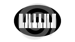 Computer Keyboard Icon for Typing and Digital Input, vector design Generative AI
