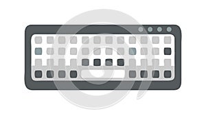 Computer Keyboard Input Device Typing, vector design Generative AI