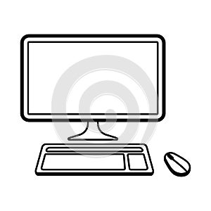 Computer Keyboard Mouse Vector