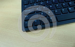 Mouse and keyboard on the office desk, mouse and keyboard are hardware parts of the computer