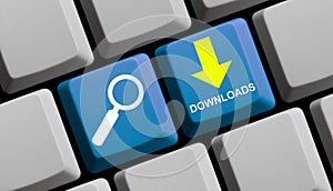 Search Downloads online - Computer Keyboard