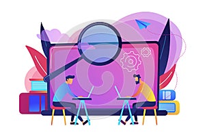 Computer Lab concept vector illustration