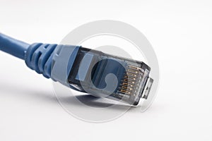 Computer LAN Cables Blue