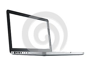 Computer laptop isolated photo