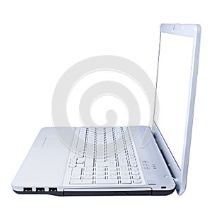 Computer Laptop Side View Isolated