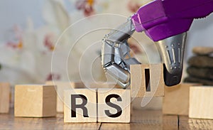 computer letters spelling rsi represents repetitive strain injury