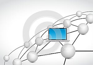 computer link network connections photo
