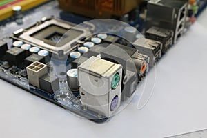 Computer mainboard cpu socket