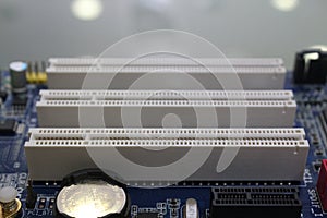 Computer mainboard pci socket and