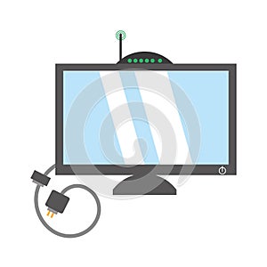 computer moden antena signal cable