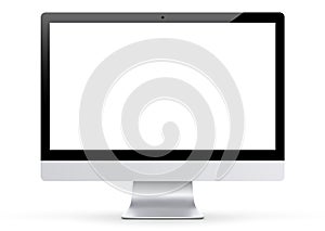 Computer Monitor - Blank LCD Wide Screen Black Frame