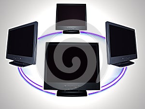 Computer monitor - computer network