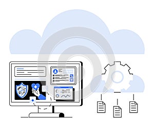 Cloud-based Data Management with Security and Automation Tools