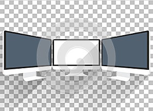 Computer Monitor Isolated