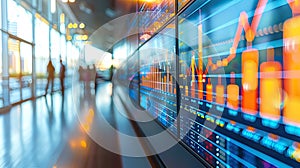 Computer monitor space with live camera views and multiple data located on dark room of hacker base