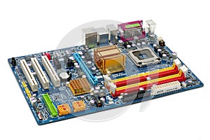Computer motherboard photo