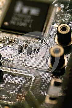 Computer motherboard circuits parts or repair