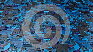 Computer motherboard 3d background, 3d illustration