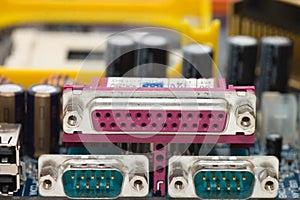 Computer motherboard rear panel