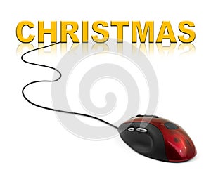 Computer mouse and Christmas