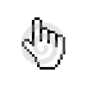 Computer mouse click cursor gray arrow icons set and loading icons. Cursor icon. Vector illustration.