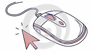 Computer Mouse Click Pointer Interaction vector design Generative AI