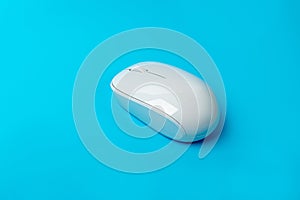 Computer Mouse Closeup, Click Concept, Wireless Technology, PC Computer Mouse