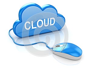 Computer Mouse with Cloud